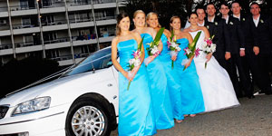 Bridal limousine wedding car hire