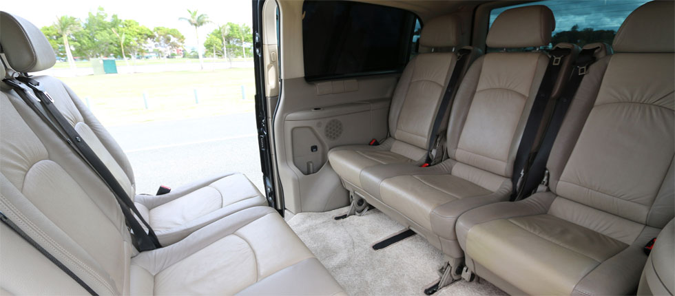 Viano limousine hire interior